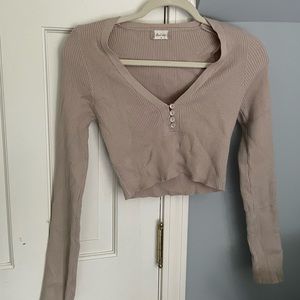 Cropped long sleeve